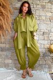 Sundaze Cheesecloth Bloomer Pant Olive